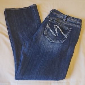 Silver Aiko Bootcut Jeans Sz. 13